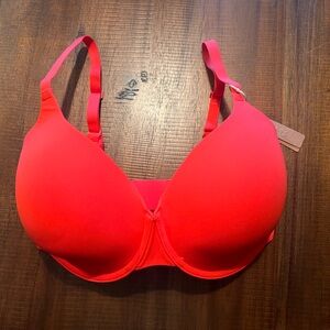 NWT SKIMS Fits Everybody T-Shirt Demi Bra in Poppy